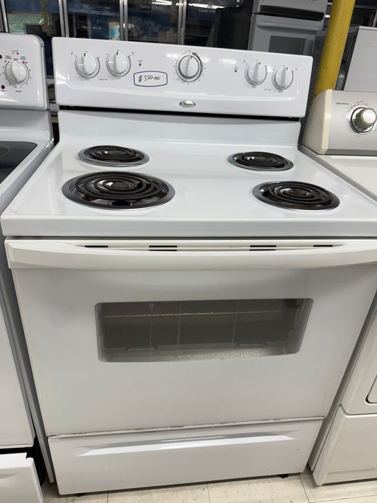 Whirlpool White Freestanding Coil Burner Electric Range NEW